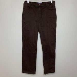 NYDJ Brown Straight Leg Jeans
